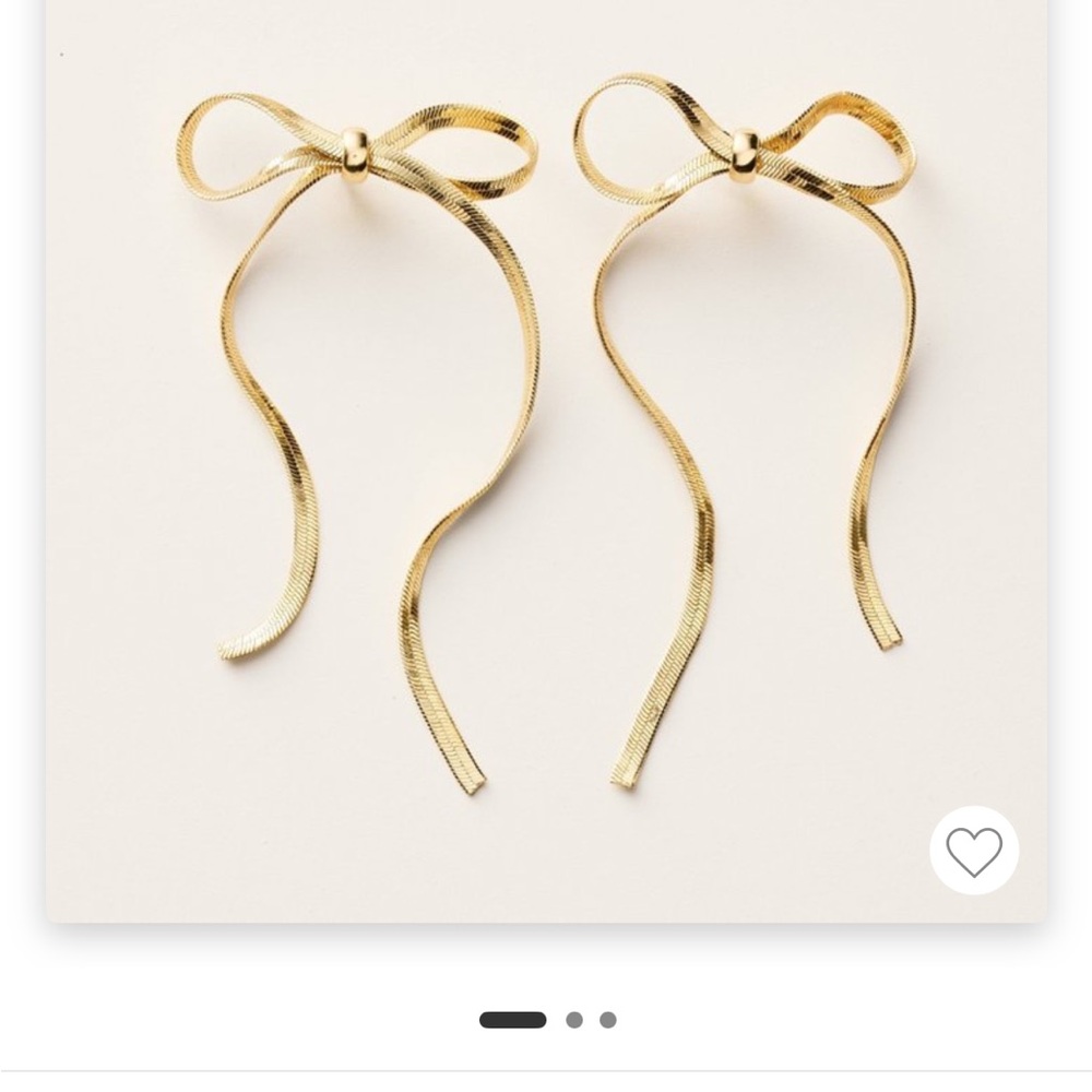 Kate Spade New York x Target Bow Linear Drop Stud Earrings